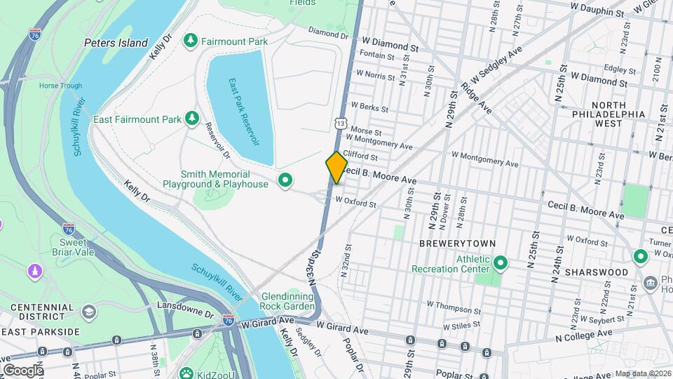 1613 N 33rd St, Unit C Map and Location Details