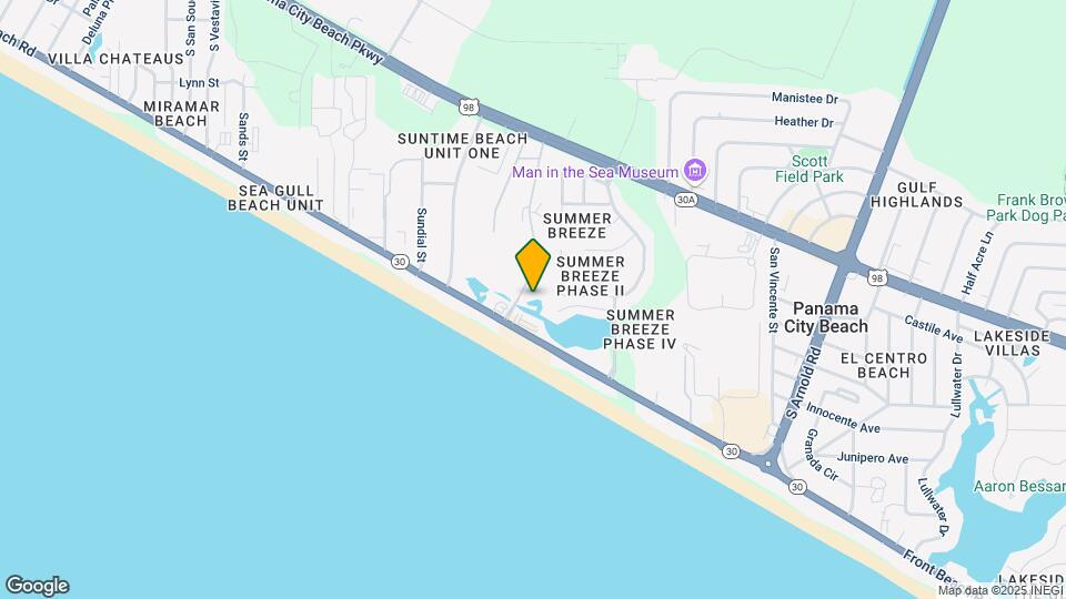 17462 Front Beach Rd Map and Location Details