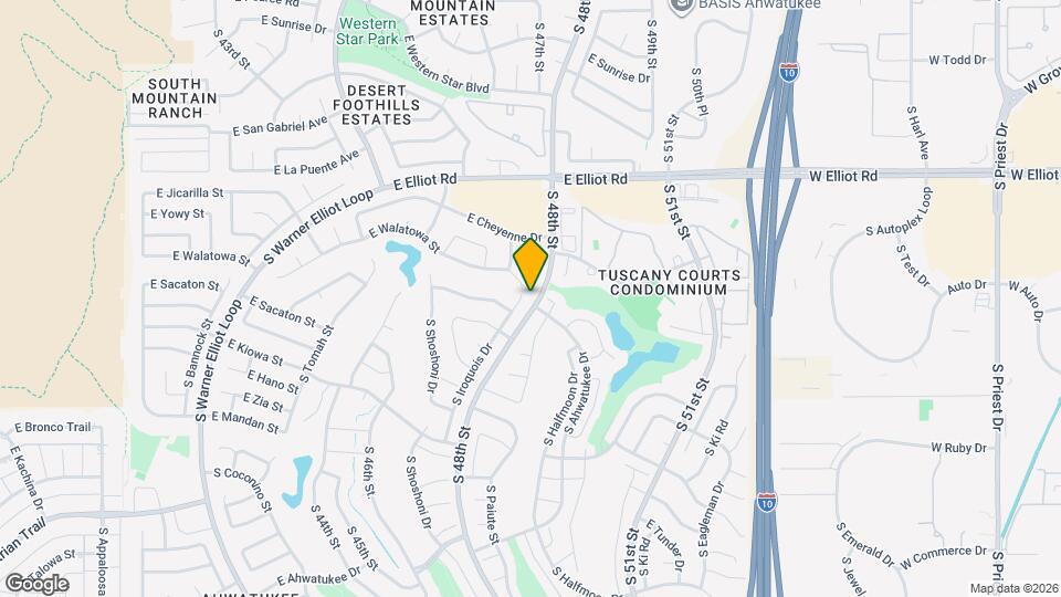 11207 S Iroquois Dr Map and Location Details