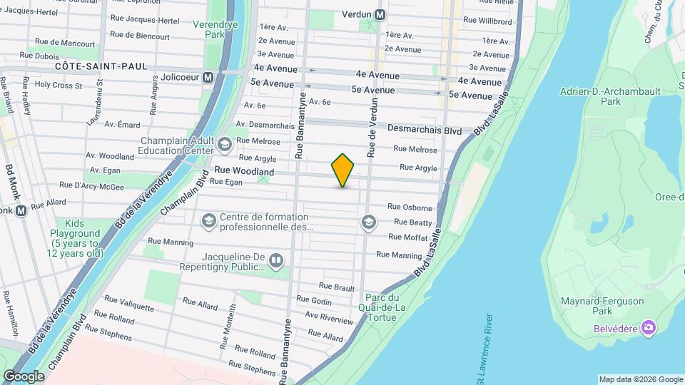 682-692 Égan Rue Map and Location Details