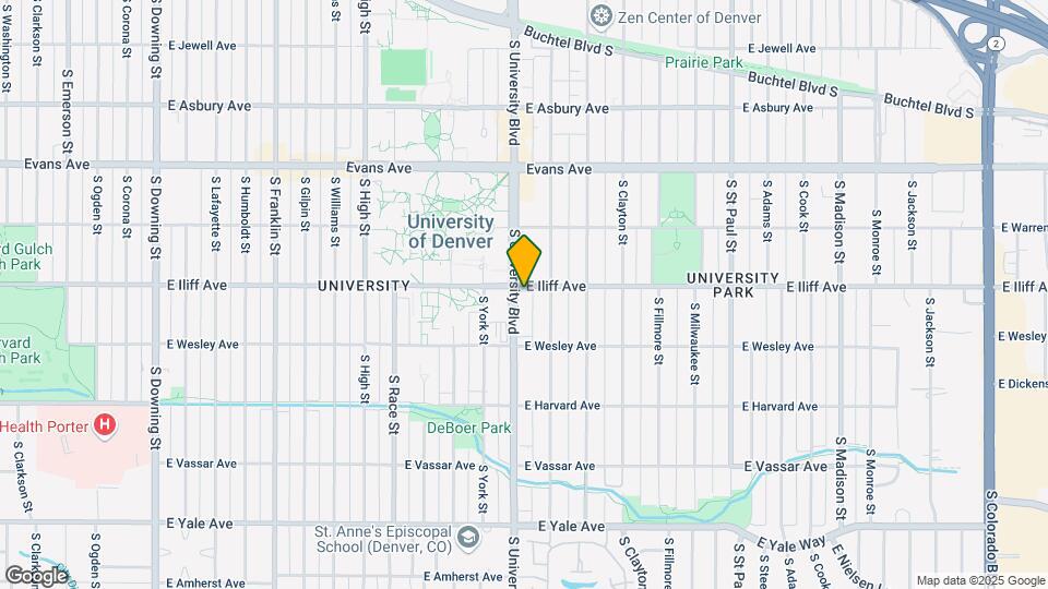 2304-2318 S University Blvd Mapa y Detalles de la Ubicación