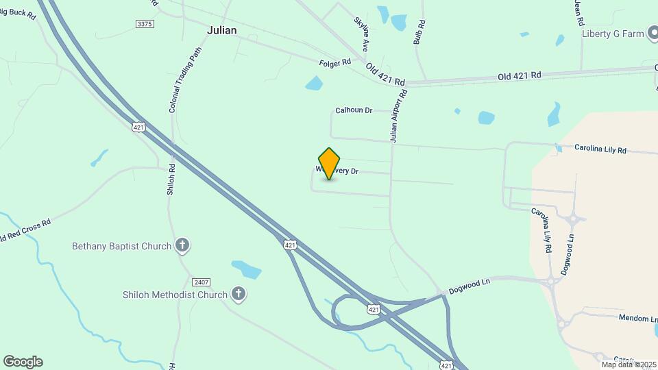 4606 Woodvery Dr Map and Location Details