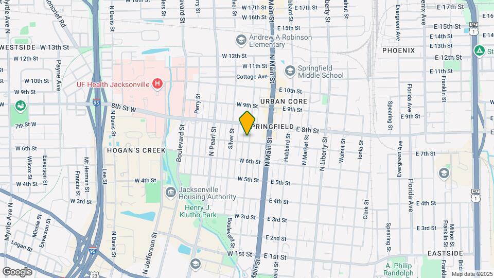 1708 N Laura St Map and Location Details