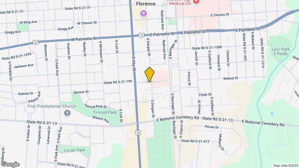 601 S Dargan St Map and Location Details