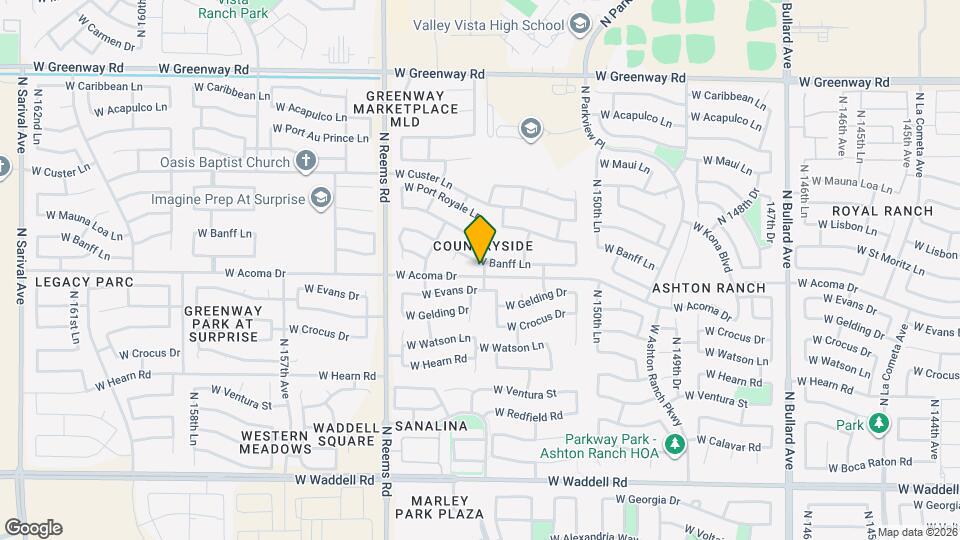 15305 W Banff Ln Map and Location Details