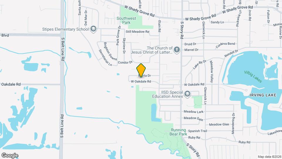 2717 W Oakdale Rd Mapa y Detalles de la Ubicación