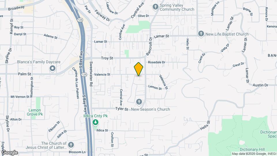 8949 Valencia St Map and Location Details