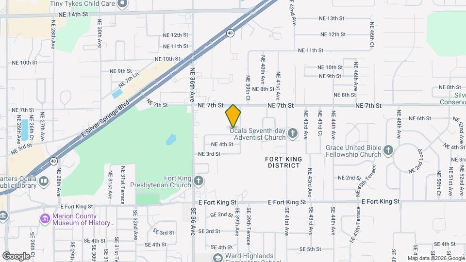 3839 NE 5th St Map and Location Details