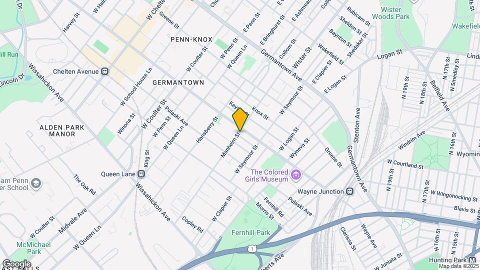 212 Manheim St, Unit 1 Map and Location Details