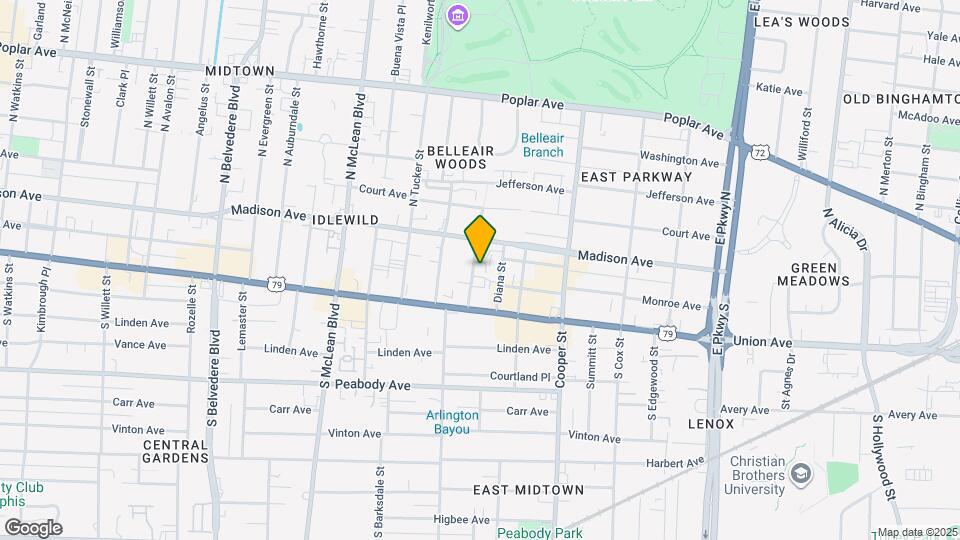 34 S Morrison St Map and Location Details