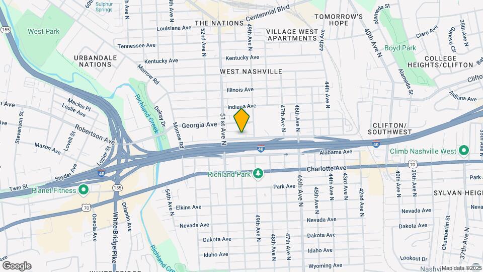 4912 Delaware Ave Map and Location Details
