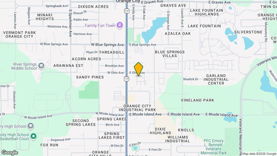 205 Whispering Oaks Ct Map and Location Details
