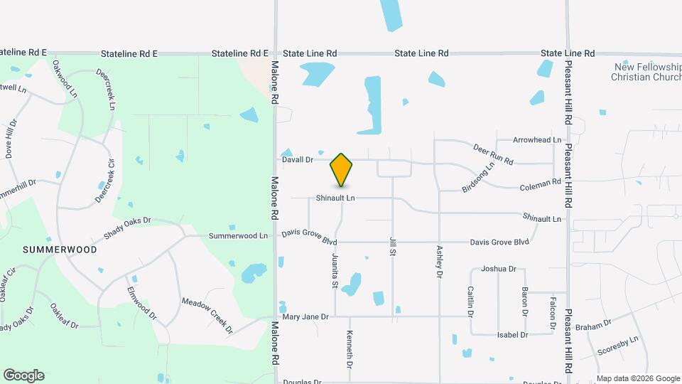 4172 Shinault Ln Mapa y Detalles de la Ubicación