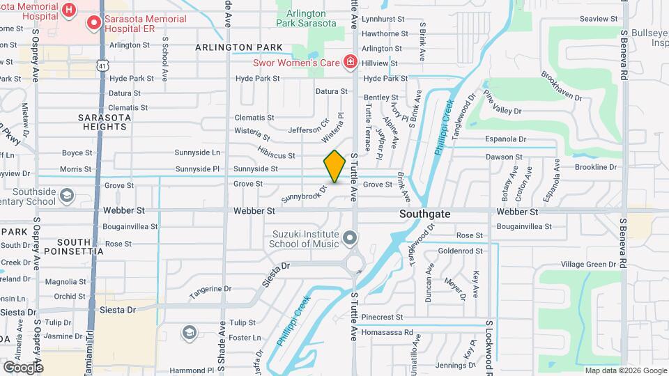 2714 Grove St Map and Location Details