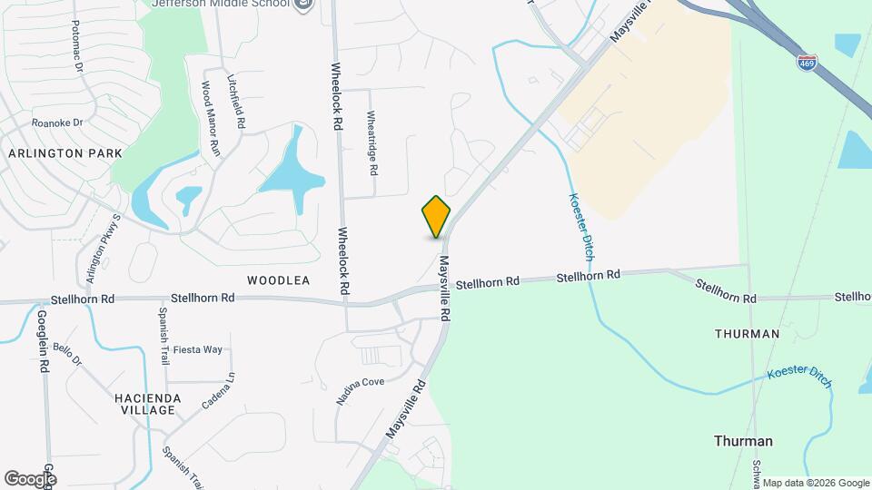 9739 Maysville Rd Map and Location Details