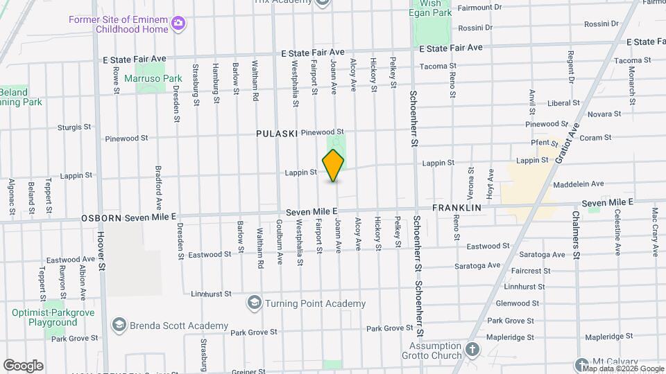 19171 Joann Ave Map and Location Details
