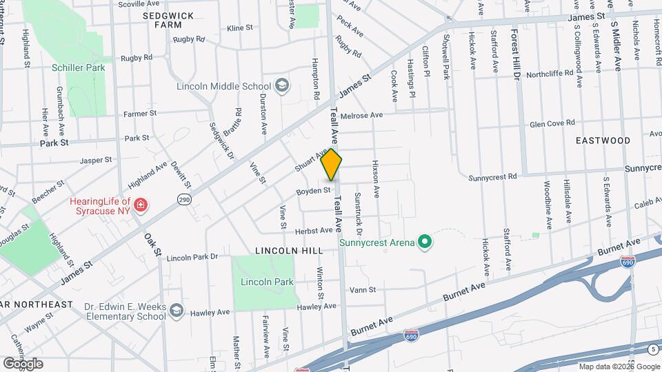 1101 Teall Ave-Unit -A2 Map and Location Details