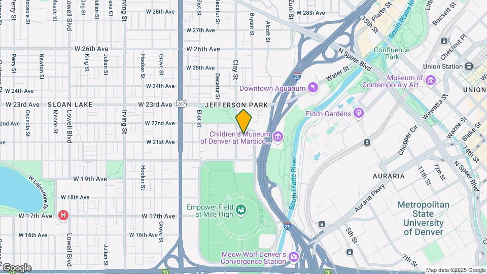2118 Clay St Map and Location Details