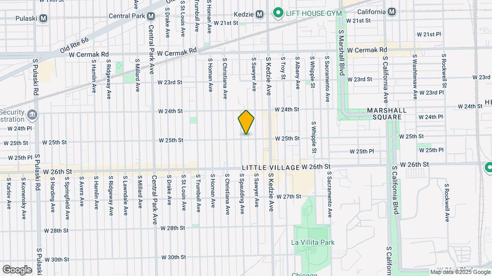 3248 W 25th St Map and Location Details