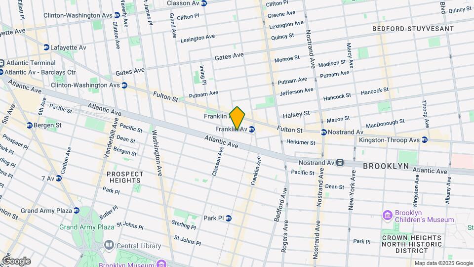 176 Lefferts Pl Map and Location Details