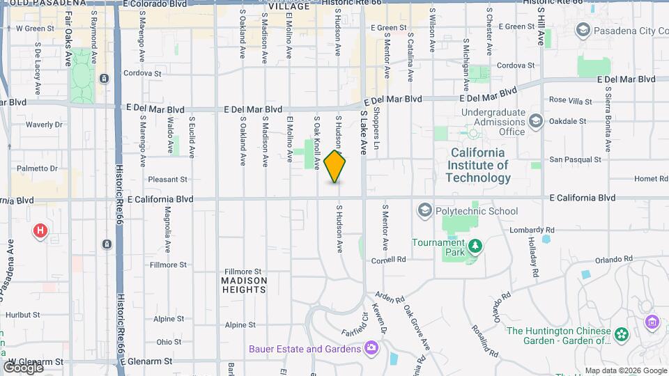 543 S Hudson Ave, Unit 543 Mapa y Detalles de la Ubicación