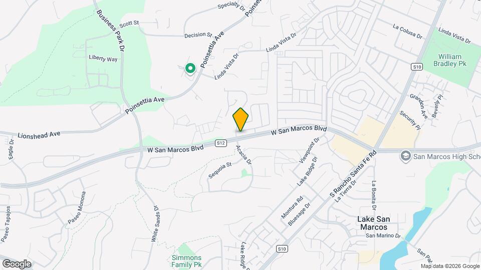 2010 W San Marcos Blvd Map and Location Details