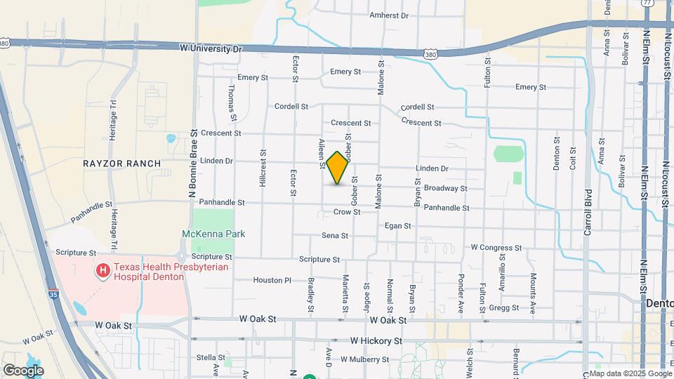 1821 Broadway St Map and Location Details