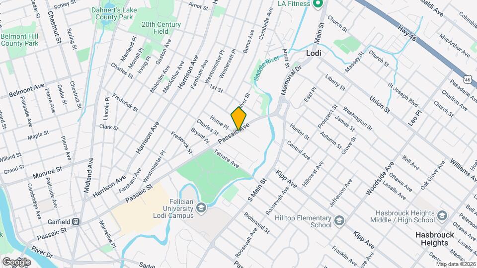 404 Passaic Ave Map and Location Details