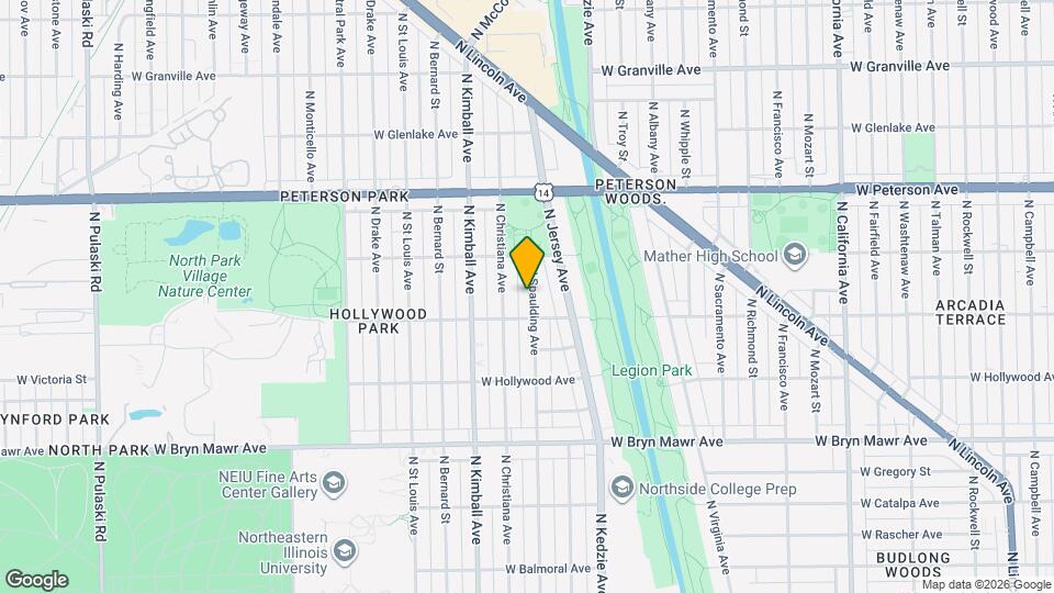 5822 N Spaulding Ave, Unit Apartments for rent Map and Location Details