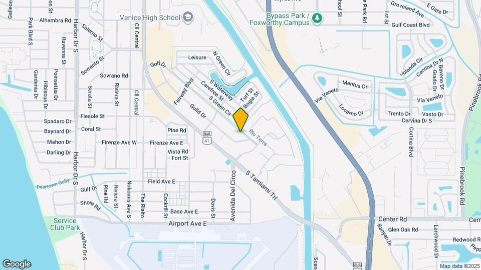 836 Golf Dr Map and Location Details