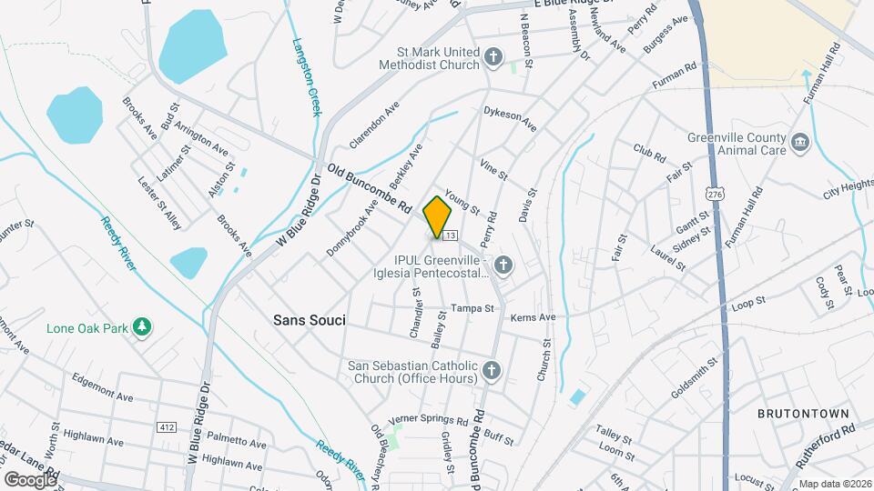 334 Bailey St Mapa y Detalles de la Ubicación