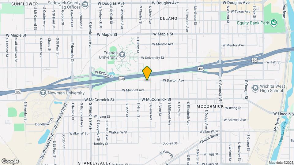 719 S Glenn St Map and Location Details