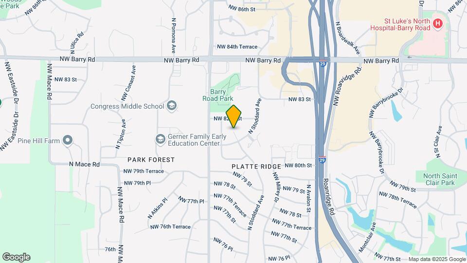8145 N Stoddard Cir Mapa y Detalles de la Ubicación