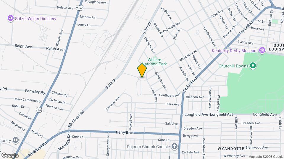 1423 Weyler Ave Map and Location Details