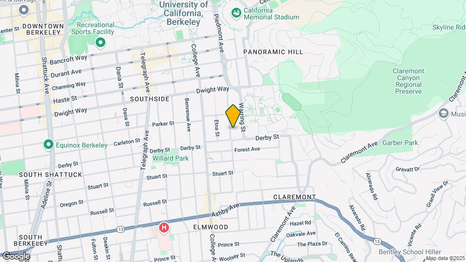 2633 Piedmont Ave, Unit 1 Map and Location Details