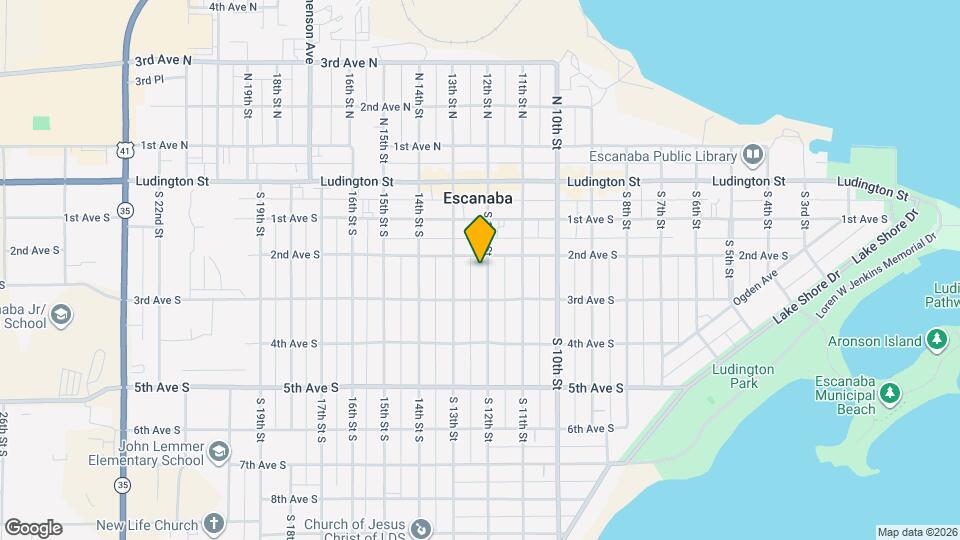 308 S 12th St Map and Location Details