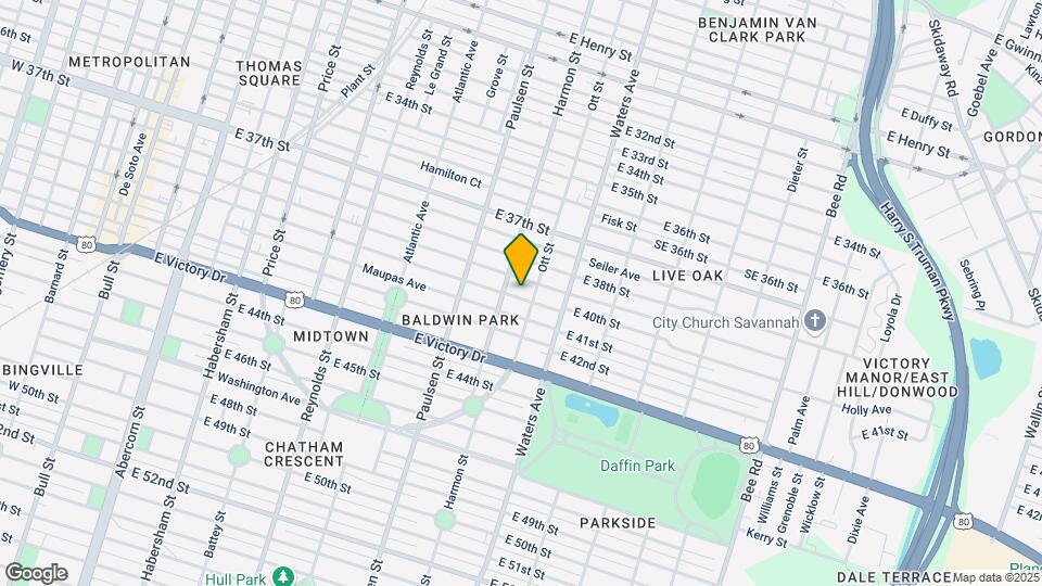 912 E 40th St Mapa y Detalles de la Ubicación