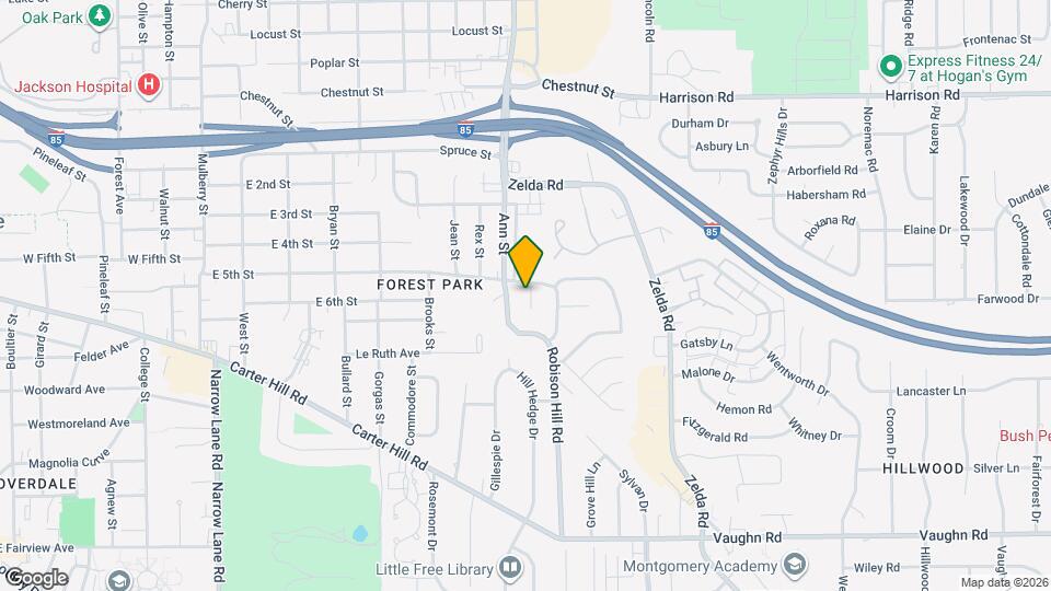 1608 Dale Dr Map and Location Details