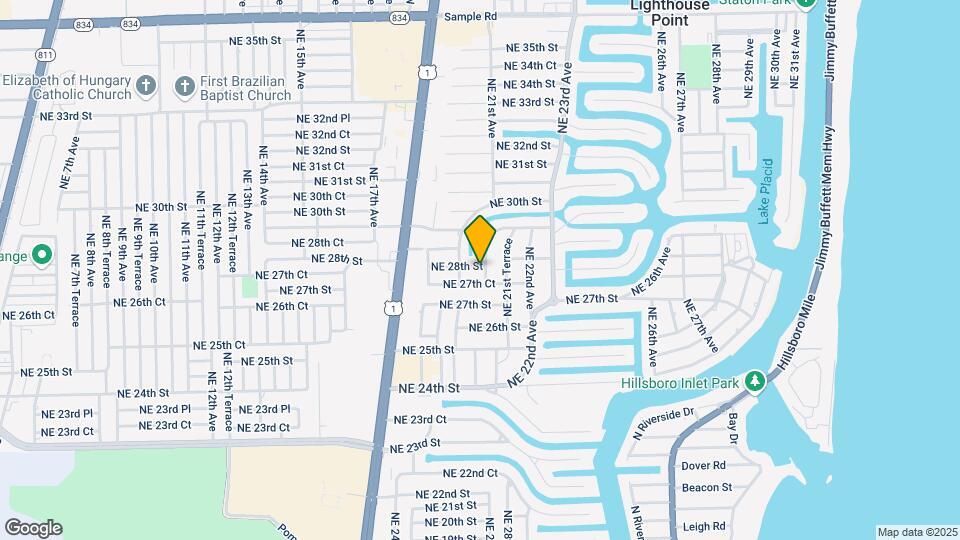 2030 NE 28th St Map and Location Details