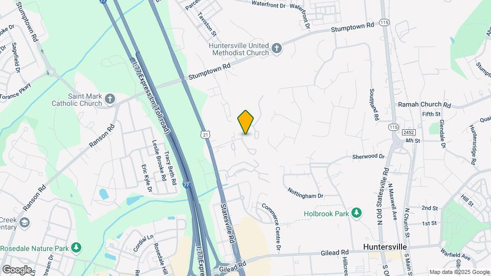 Huntersville Apartment Homes Mapa y Detalles de la Ubicación
