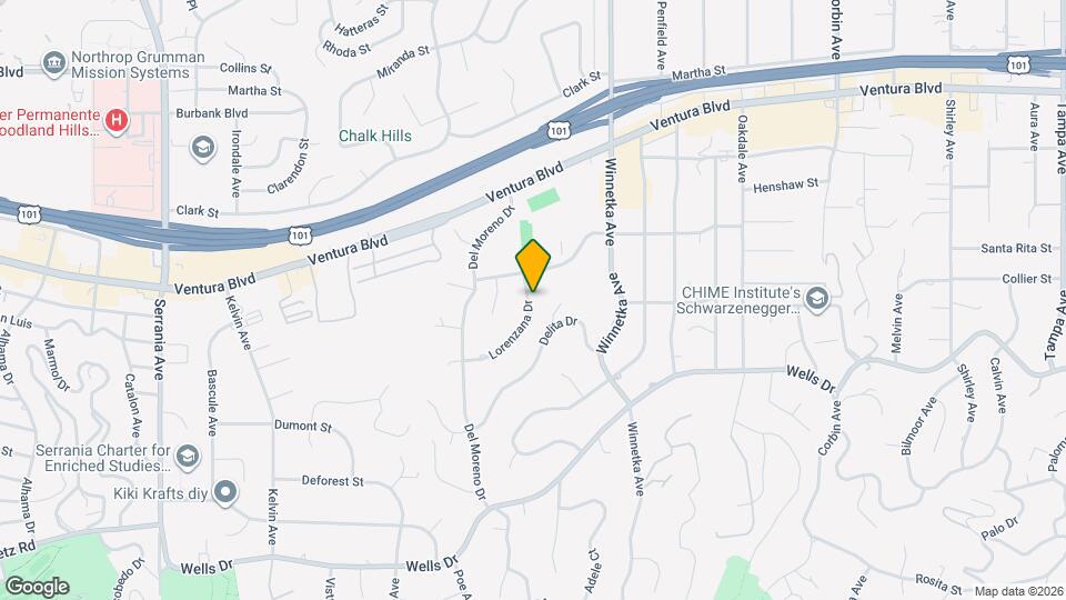 20226 Lorenzana Dr Map and Location Details