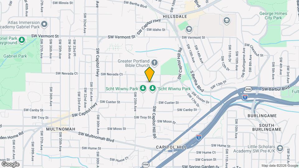 2230 SW Caldew St Map and Location Details