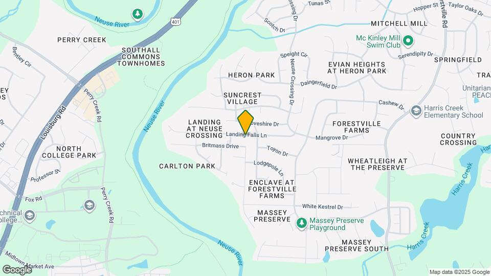 3152 Landing Falls Ln Mapa y Detalles de la Ubicación