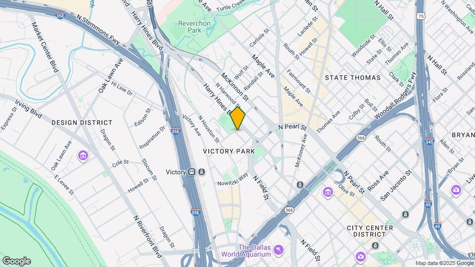 2322 N Akard St Map and Location Details