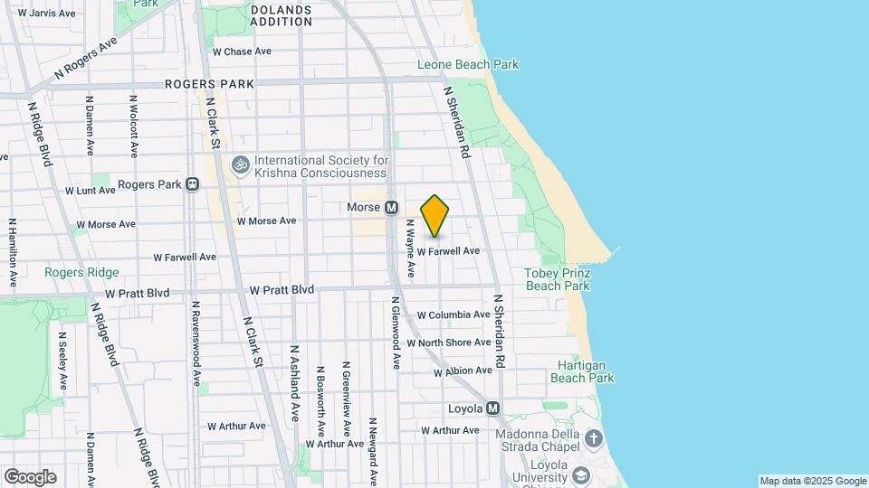6902 N Lakewood Ave-Unit -1 Map and Location Details