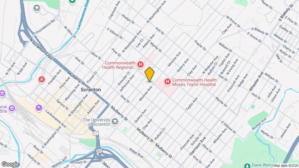 643 Monroe Ave Map and Location Details