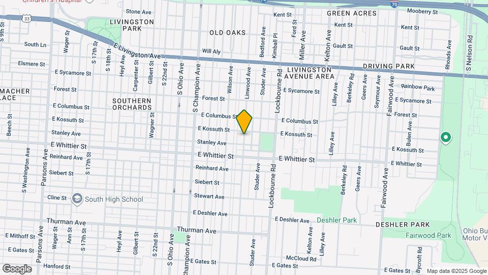 1035 Linwood Ave Map and Location Details