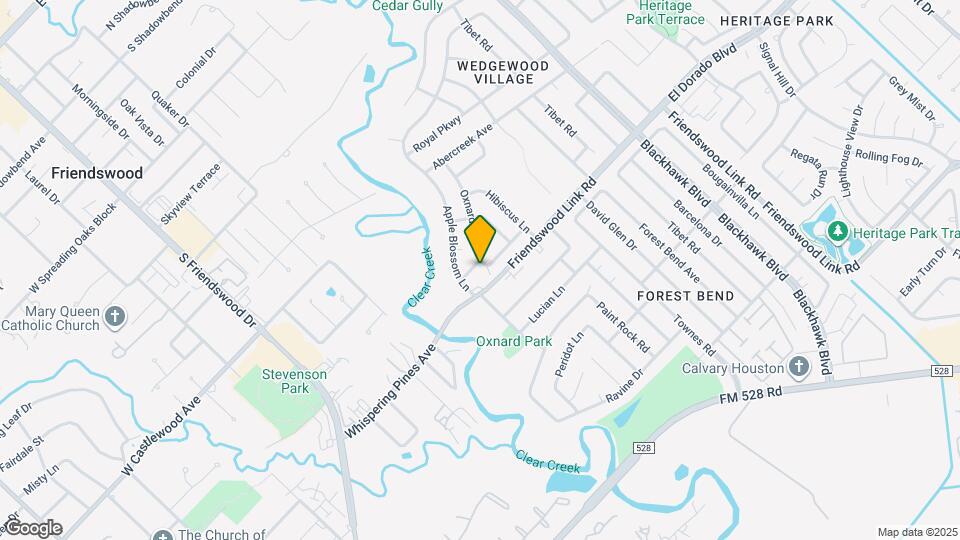 16502 Oxnard Ln Map and Location Details