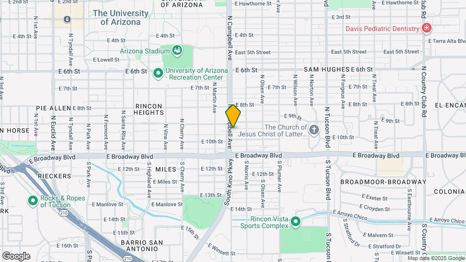 118 N Campbell Ave Map and Location Details