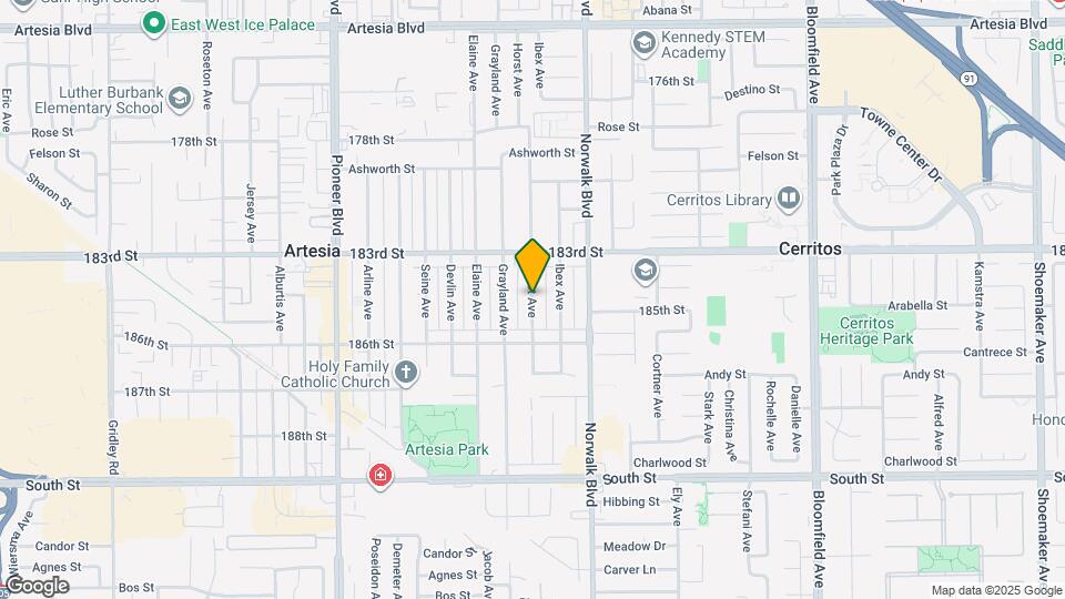 18414 Horst Ave Map and Location Details